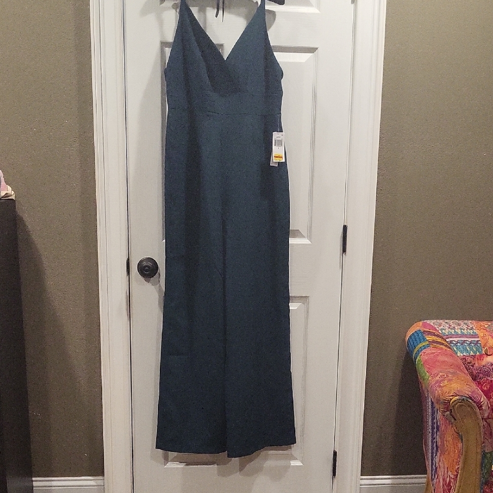 Teeze Me Deep Teal Jumpsuit